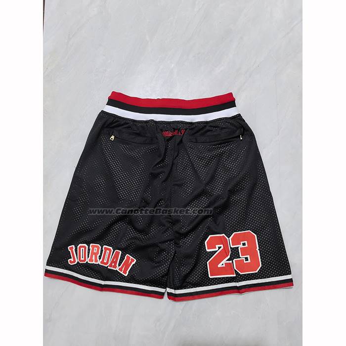 Pantaloncini Chicago Bulls Mitchell & Ness Just Don 1997-98 Nero